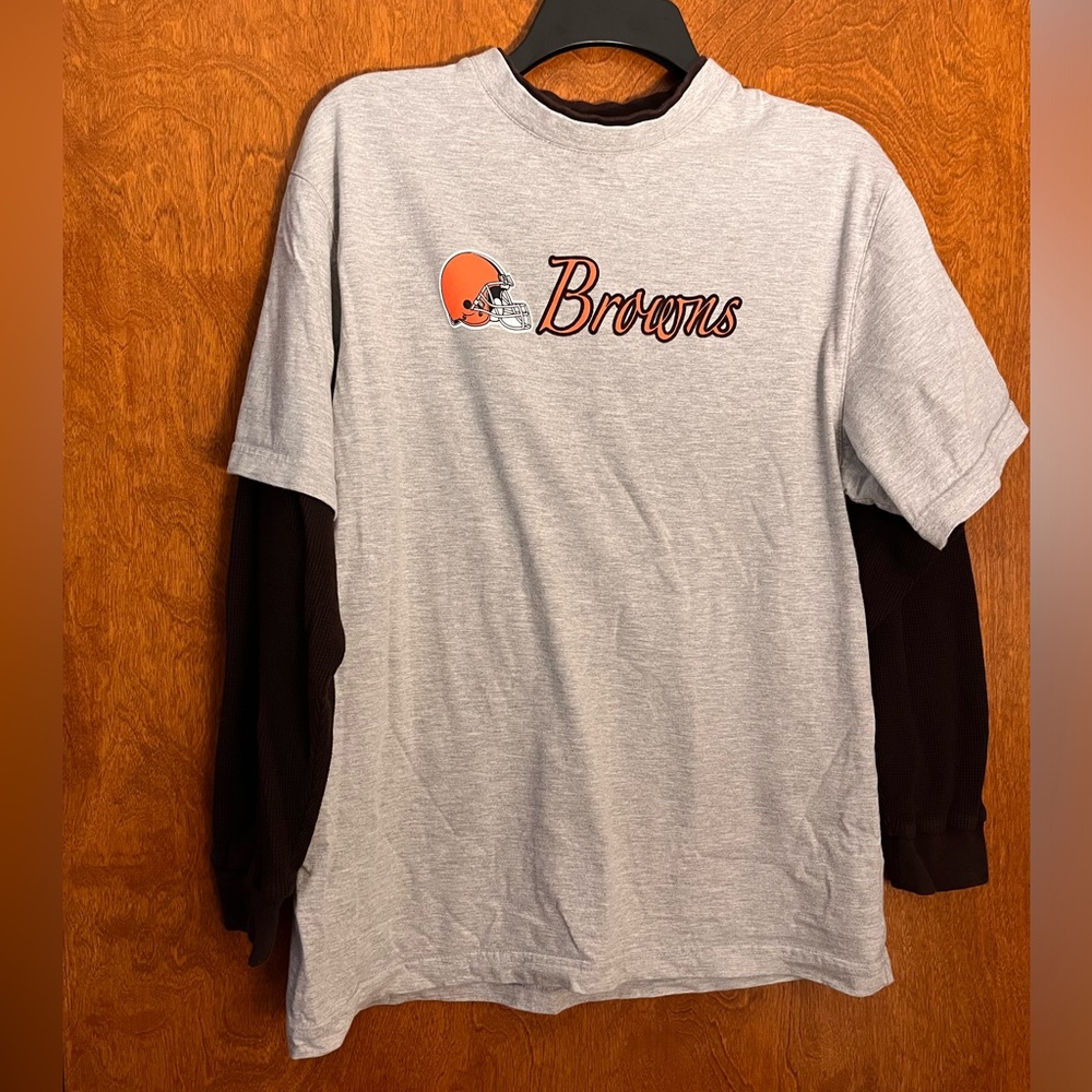 Youth Browns Long Sleeve Shirt